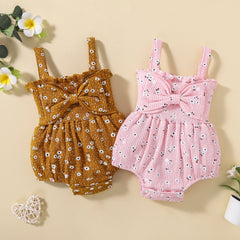 Body Infantil Feminino Faixa Floral