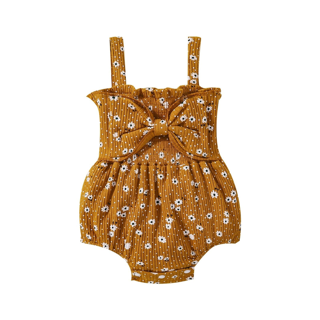 Body Infantil Feminino Faixa Floral