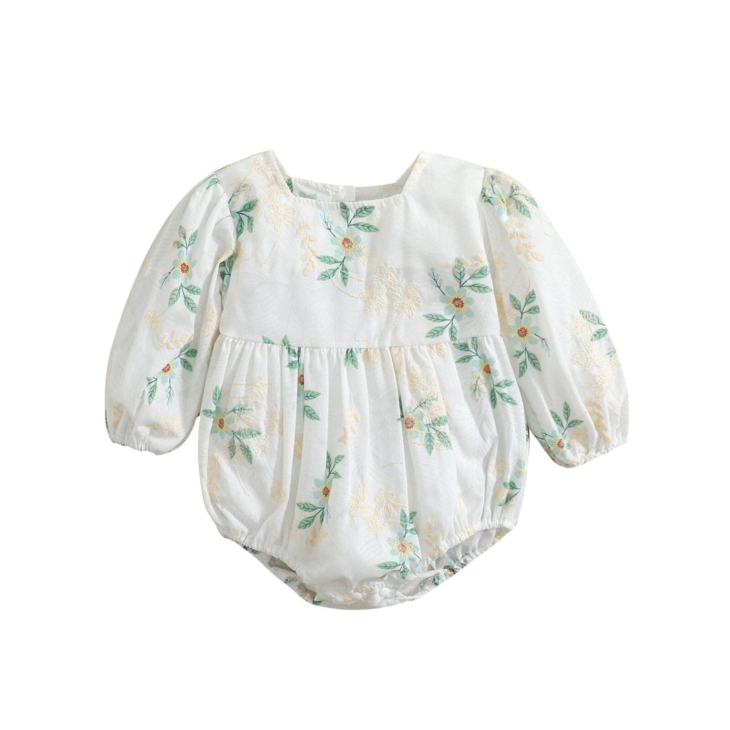 Body Infantil Feminino Flores