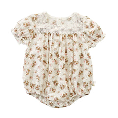 Body Infantil Feminino Florzinha e Babado