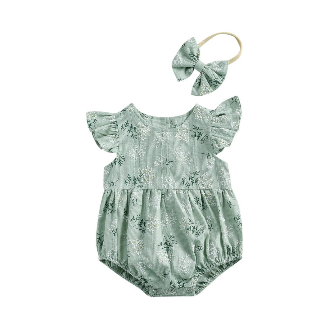 Body Infantil Feminino Jardim + Faixa