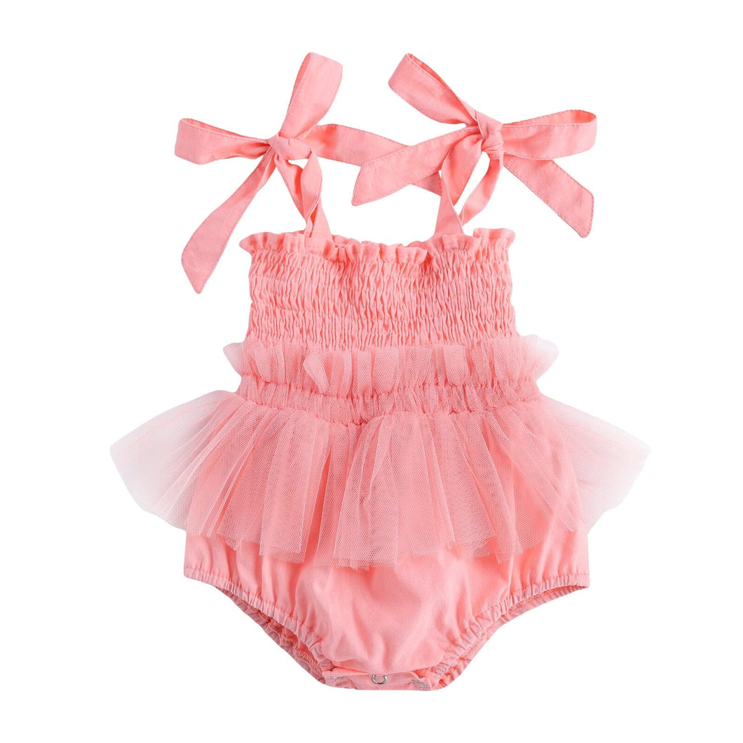 Body Infantil Feminino Latex Tule