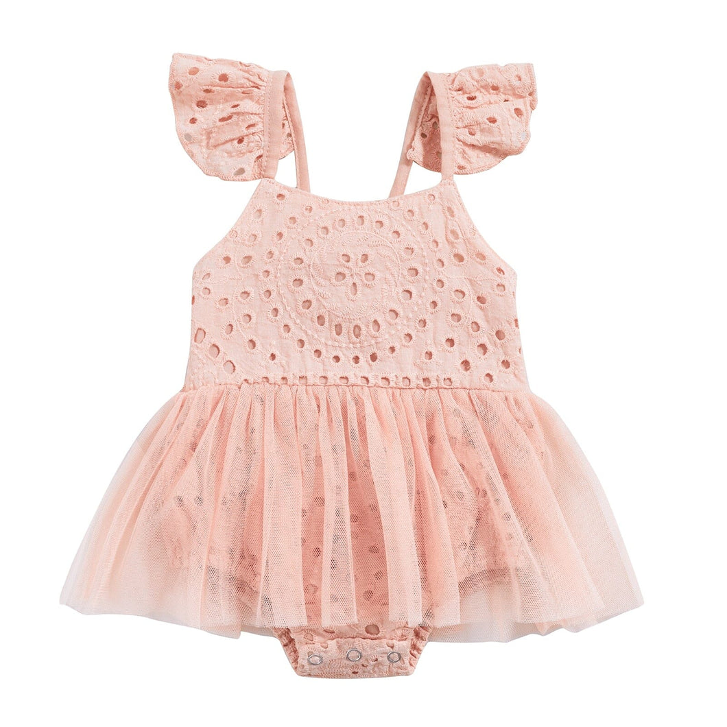 Body Infantil Feminino Lese Saia Tule