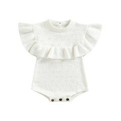 Body Infantil Feminino Manguinha Plissada