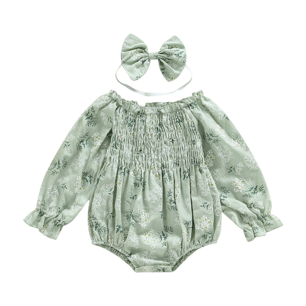 Body Infantil Feminino Primavera + Faixa