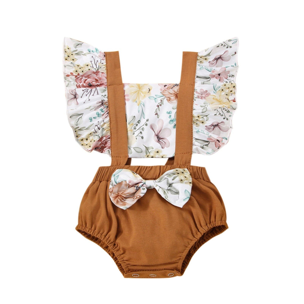 Body Infantil Feminino Rosas Lacinho