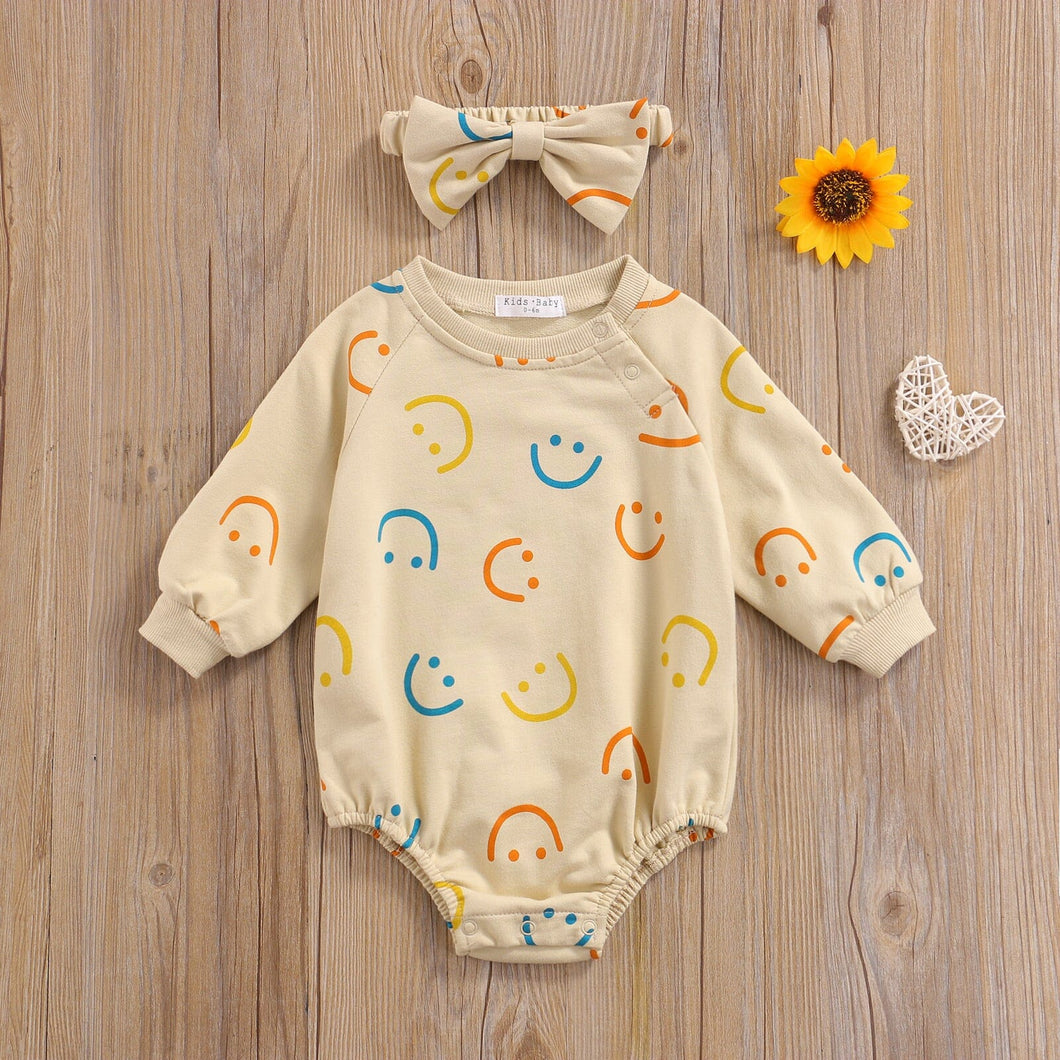 Body Infantil Feminino Smile + Faixa