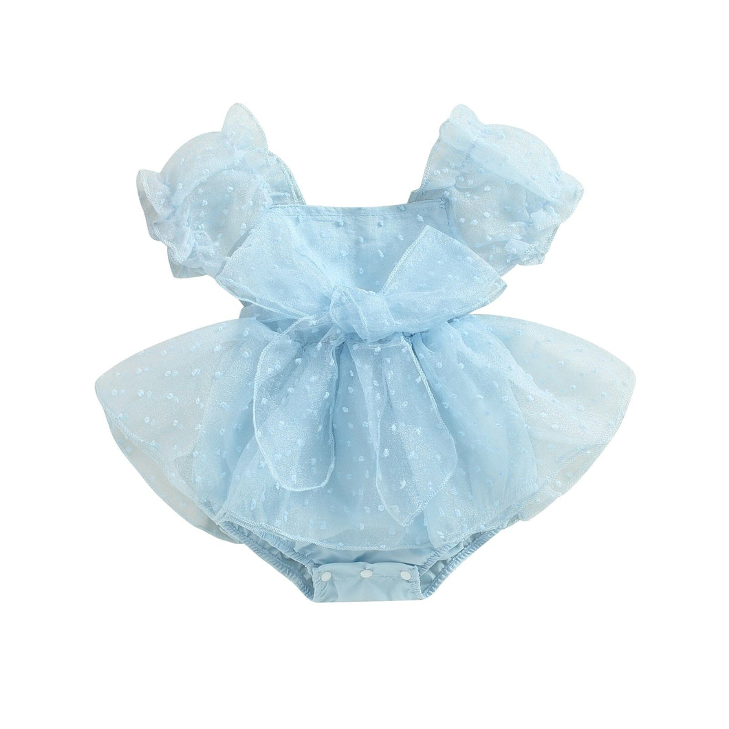 Body Infantil Feminino Tule Laçinho