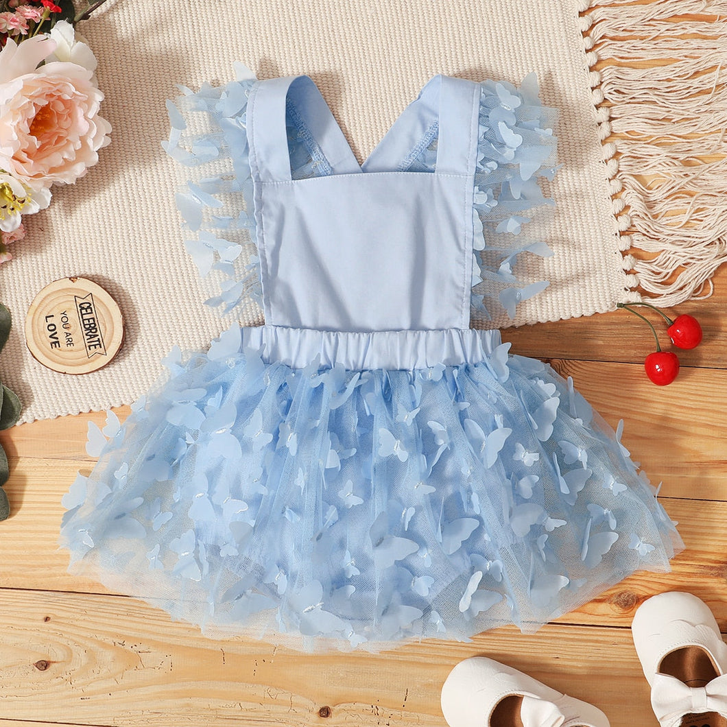 Body Infantil Vestido Borboleta