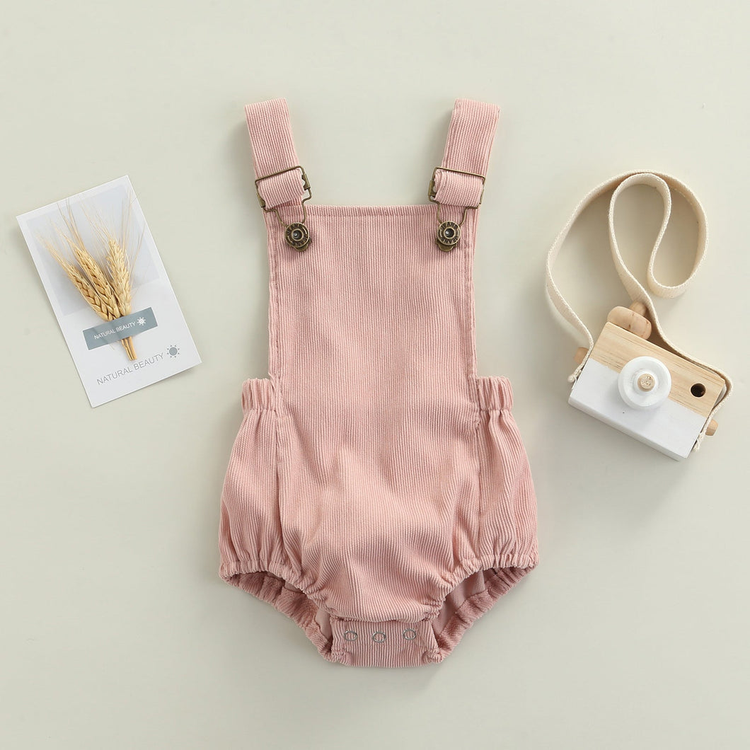 Body Infantil Feminino Romper Canelado Delicado