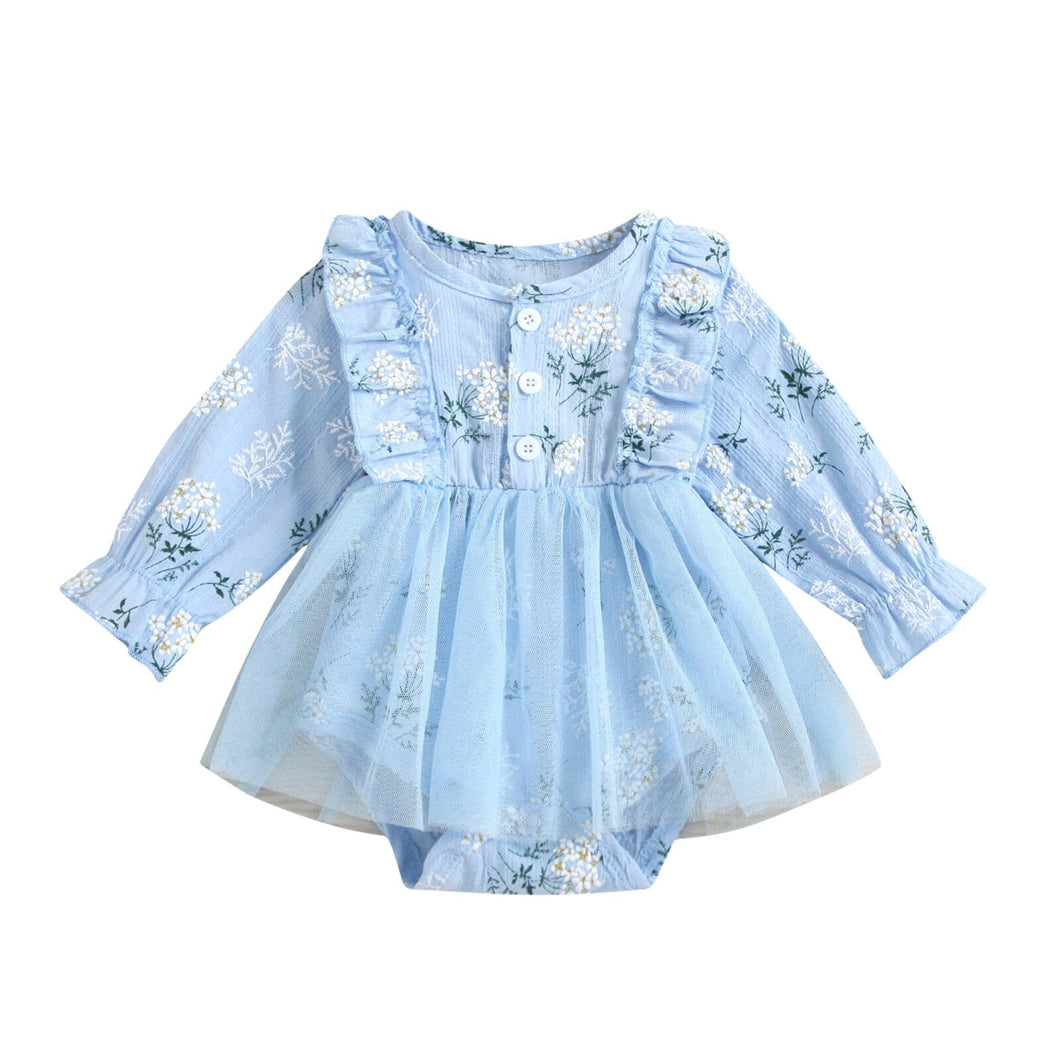 Body Vestido Infantil Floresta