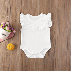 Body Infantil Feminino Verão Babadinhos