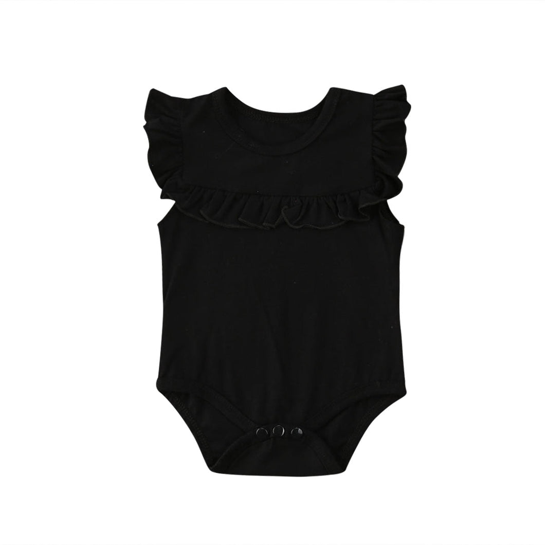 Body Infantil Feminino Verão Babadinhos