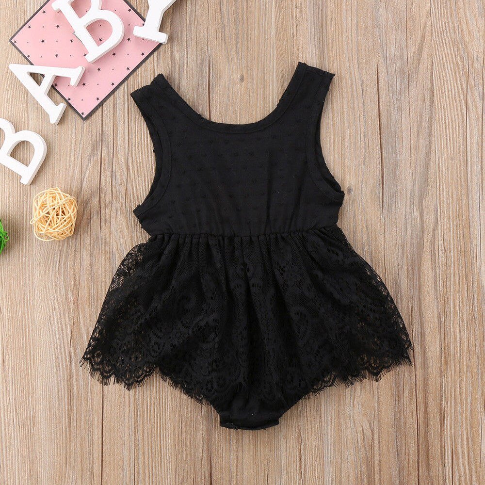 Body Infantil Feminino Verão com Saia de Renda