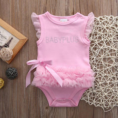 Bory Infantil Feminino Rosa Babados