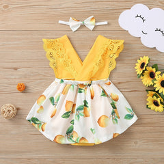 Bory Infantil Vestido Limões