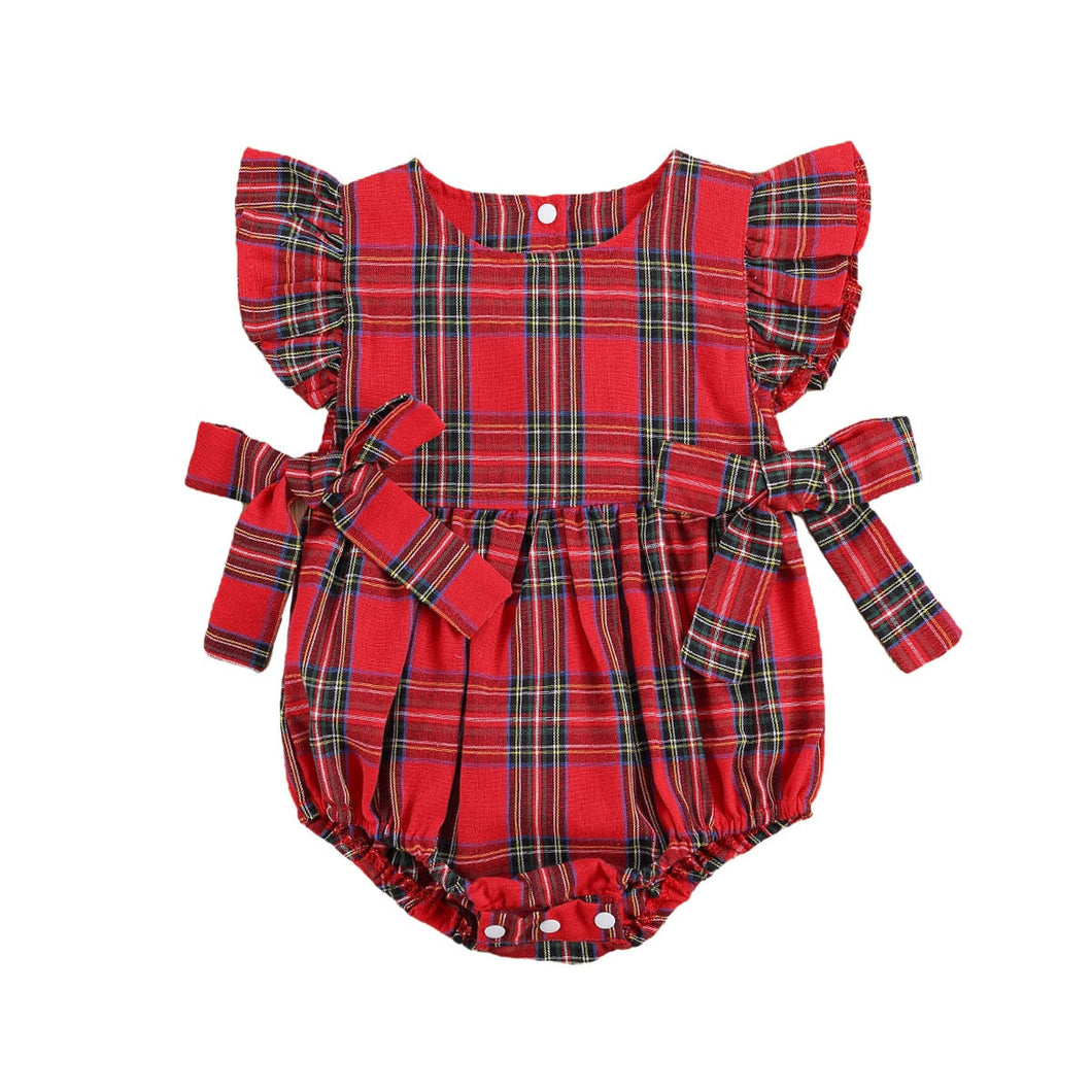 Bory Infantil Xadrez Vermelho