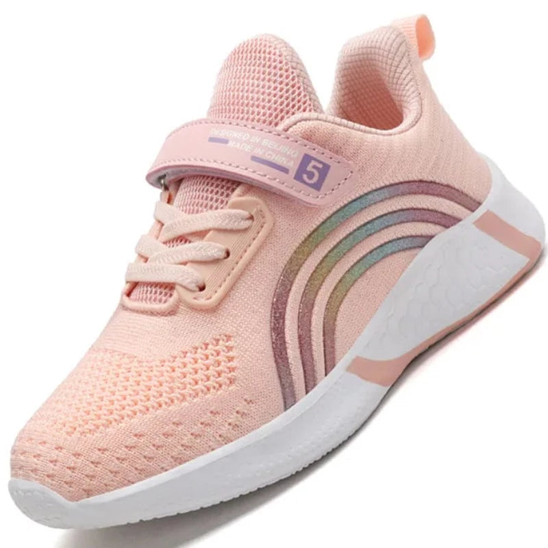 Girls' Rainbow Sneakers