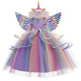 Unicorn Costume Dress – Tiara + Wings (06)