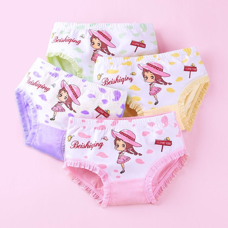 Kit with 4 or 5 Kids Panties -