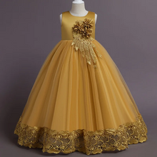 Carregar imagem no visualizador da galeria, Vestido Formal Infantil Dama de Honra e Baile
