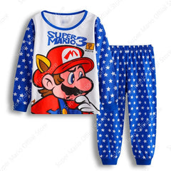 Pijama Infantil Manga Longa Super Mario Bros