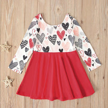 Carregar imagem no visualizador da galeria, Vestido love Saia Gode - Tamanhos de 0 a 5 anos
