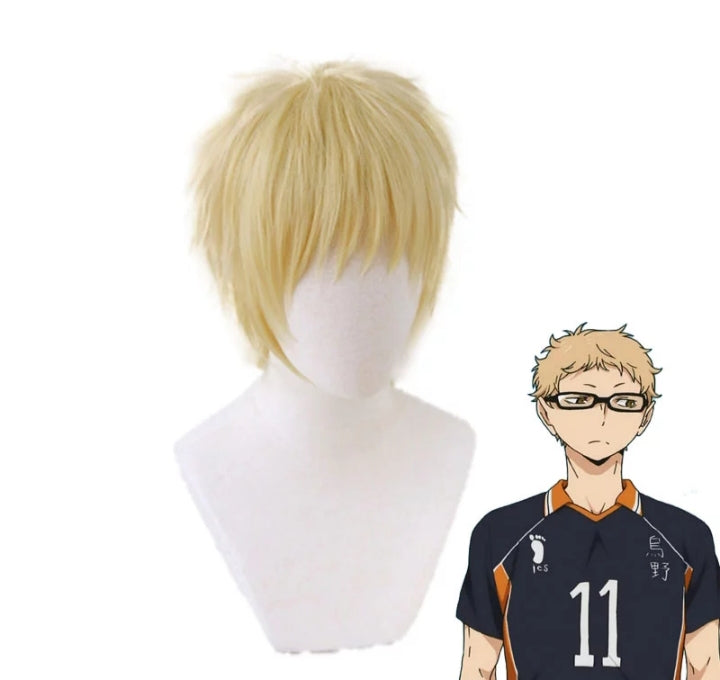 TSUKISHIMA KEI HAIKYUU COSPLAY WIG