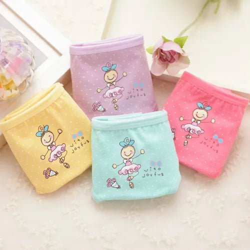 Set of 4 Kids Panties – The Ballerina