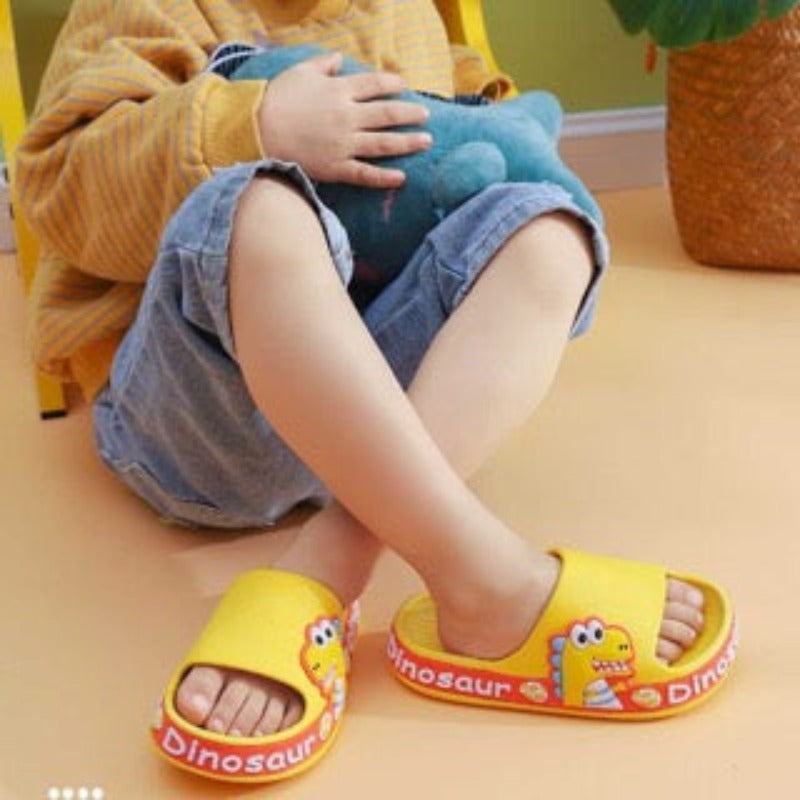 Kids' Dino Cloud Flip-Flops