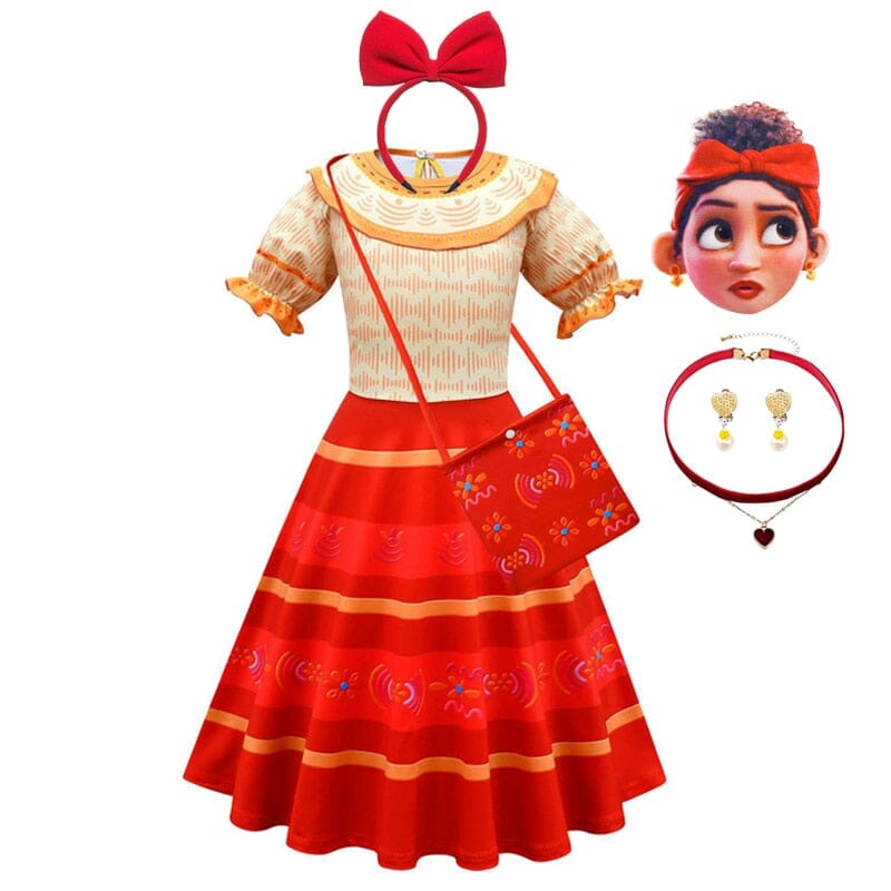 Dolores Madrigal Encanto Costume Dress – Full Set