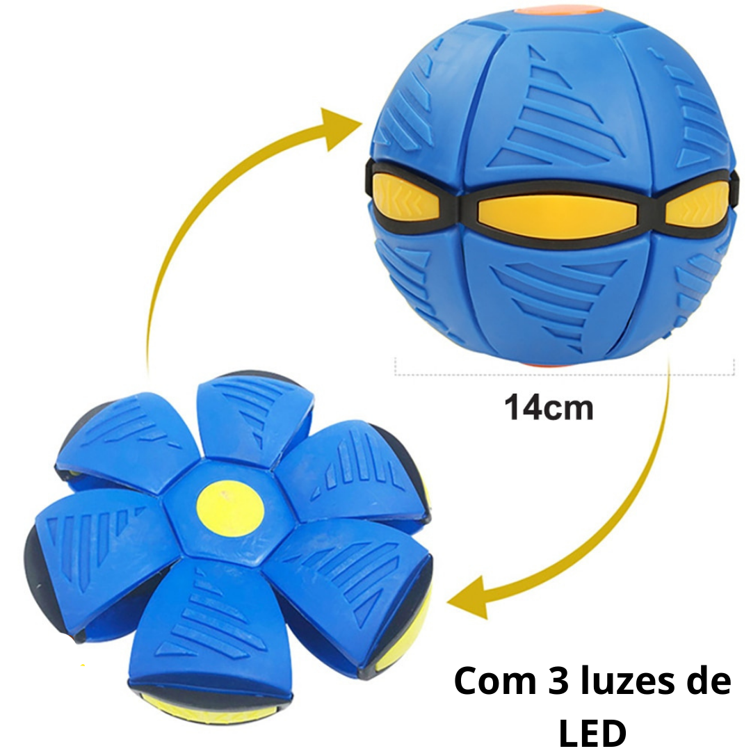 Fun Disc Ball: Throw a disc and catch a ball.