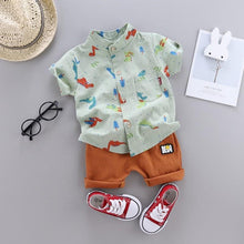 Carregar imagem no visualizador da galeria, Conjunto Dinossauros Animados - Tamanhos 6 meses a 4 anos
