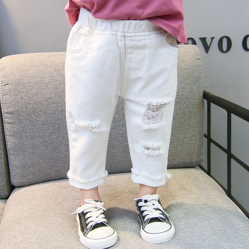 Calça Infantil Feminina Branca