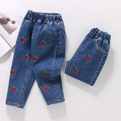 Calça Infantil Feminina Cerejas