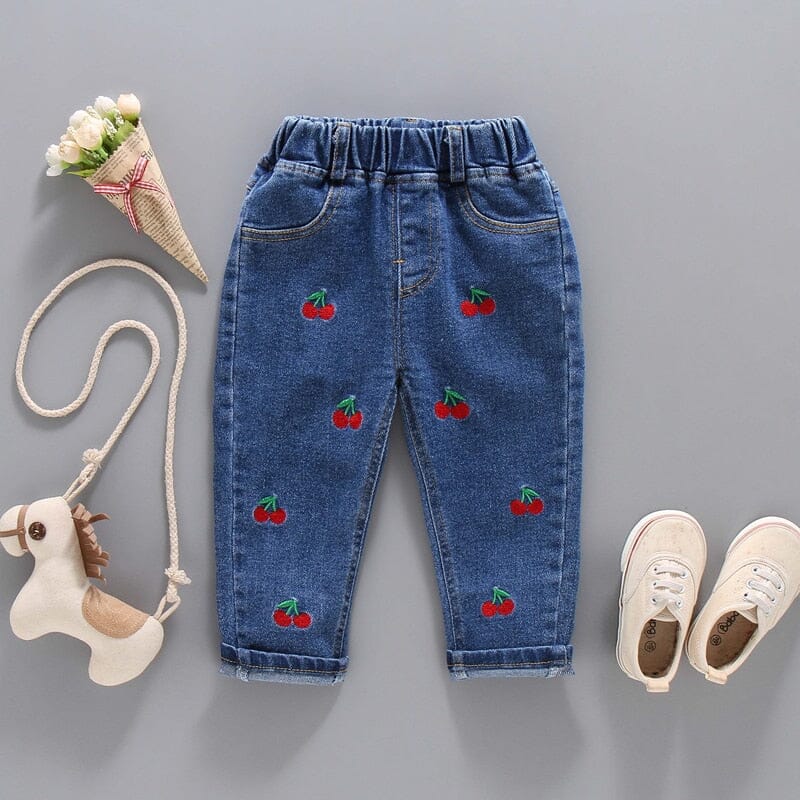 Calça Infantil Feminina Cerejas