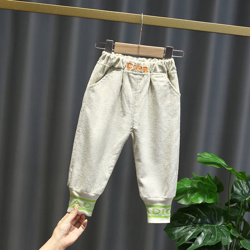 Calça Infantil Masculina Canelada