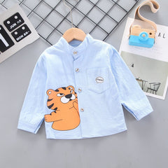 Camisa Infantil Masculina Tigre