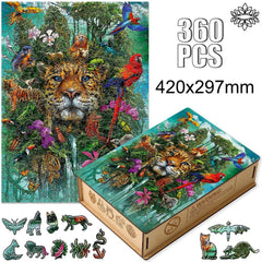 Quebra-Cabeça de Madeira 3D - 360 Peças