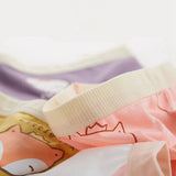 Set of 4 Kids Panties 100% Cotton -