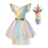Unicorn Costume Dress with Tiara
