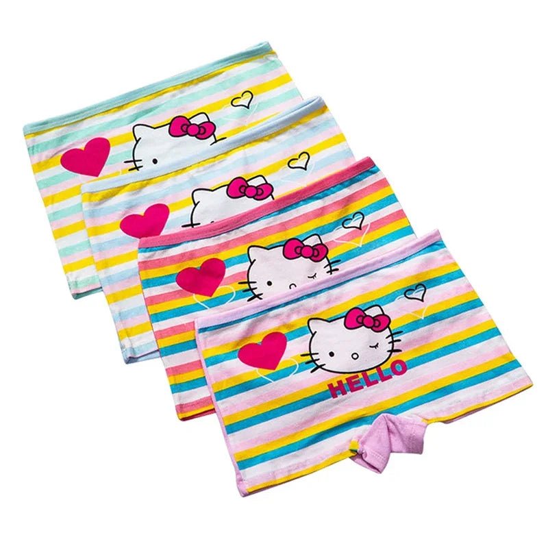 4-Pack Hello Kitty Kids Panties 100% Cotton