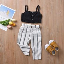 Carregar imagem no visualizador da galeria, Conjunto Listras Elegance - Tamanho 6 meses a 5 anos
