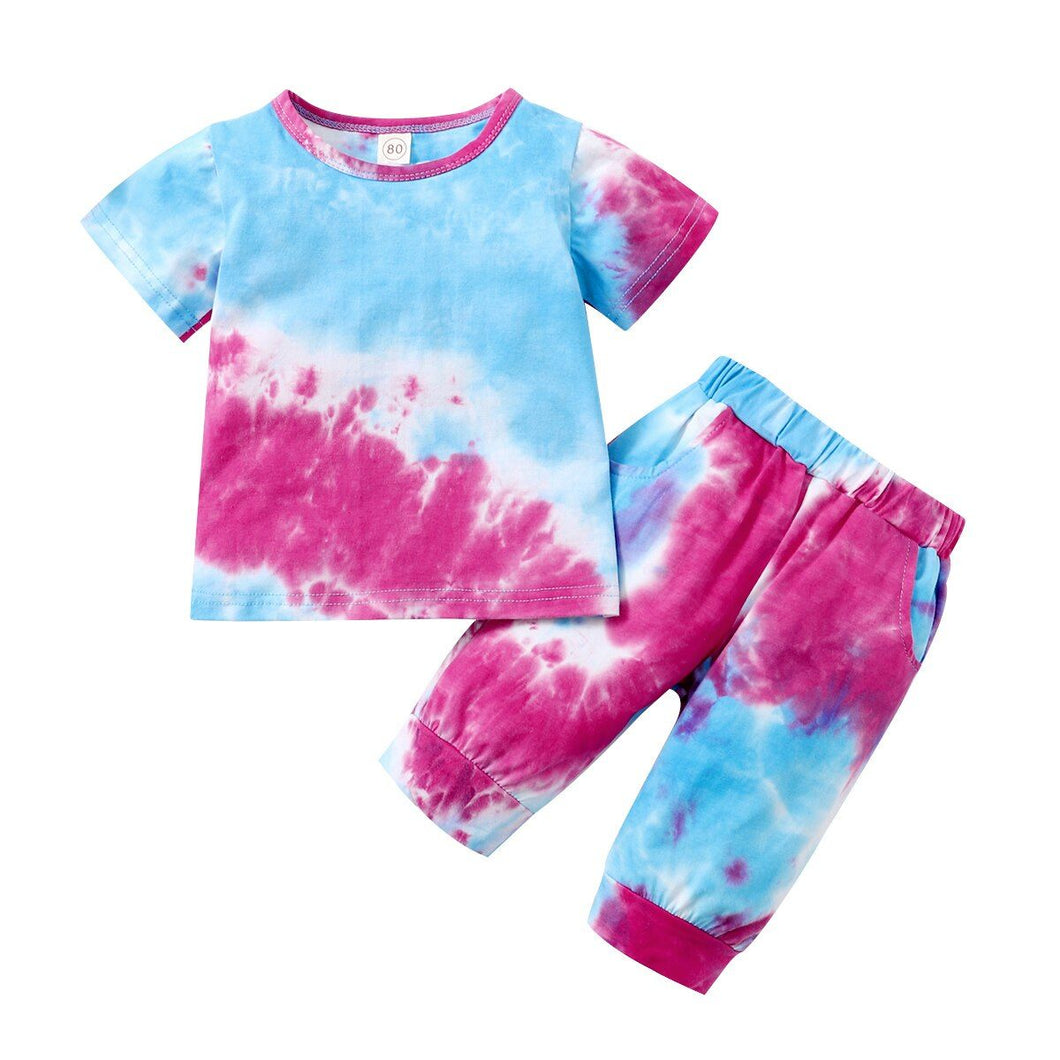 Conjunto Infantil Algodão Tie Dye