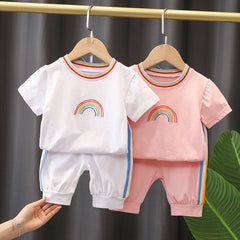 Conjunto Infantil Feminino Arco -íris