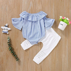 Conjunto Infantil Blusa Ciganinha