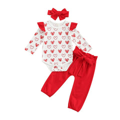 Conjunto Infantil Body e Calça com Lacinho