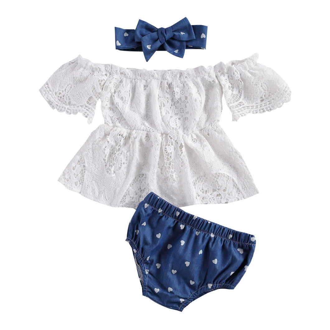 Conjunto infantil Ciganinha com Laço