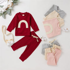 Conjunto Infantil de Inverno Arco-íris