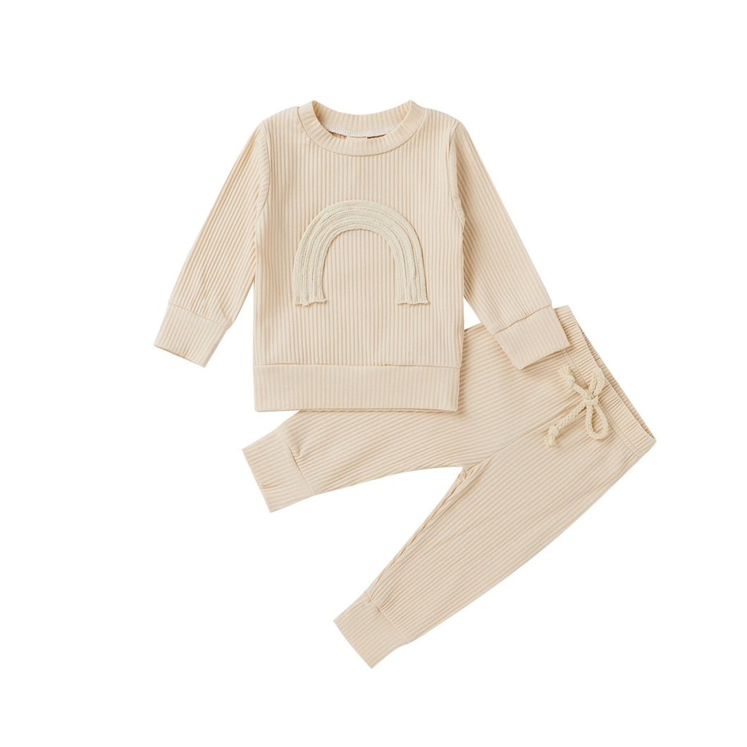 Conjunto Infantil de Inverno Arco-íris